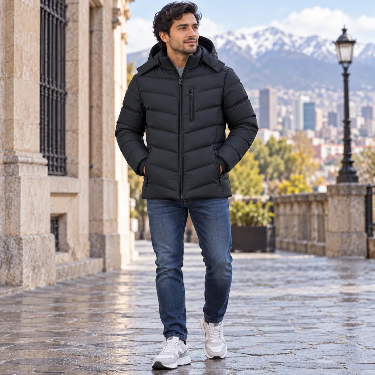 Campera Puffer for Private Labels: OEM Padded Jackets for Argentine Brands sourcing illustration