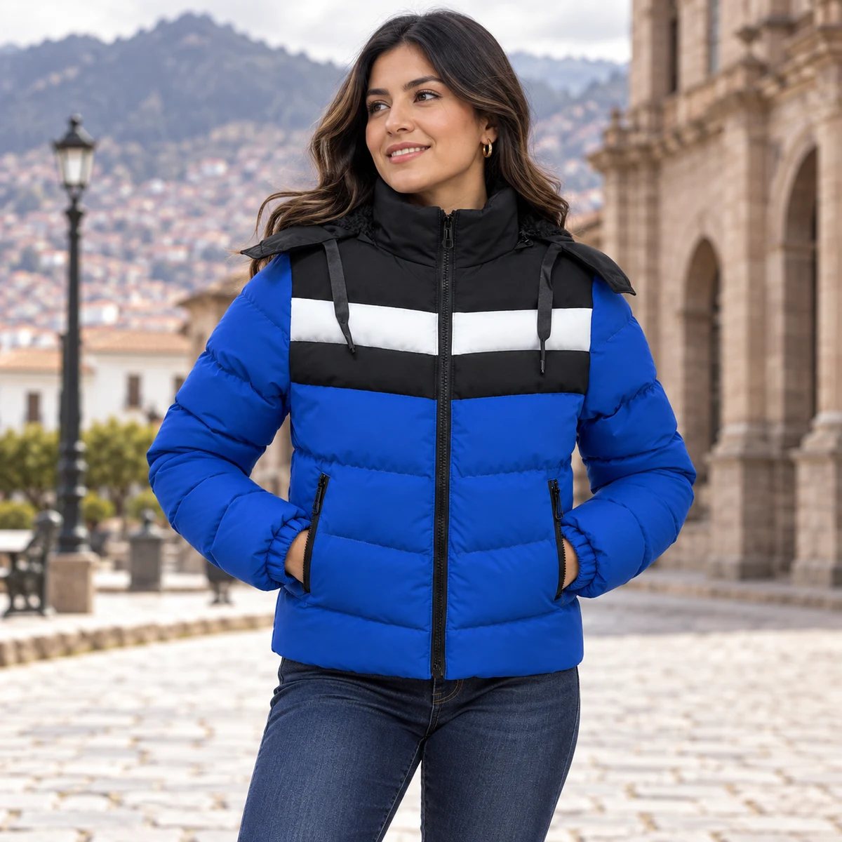 Casaca Acolchada Wholesale: Bulk Padded Jackets for Peru Importers and Retailers sourcing illustration