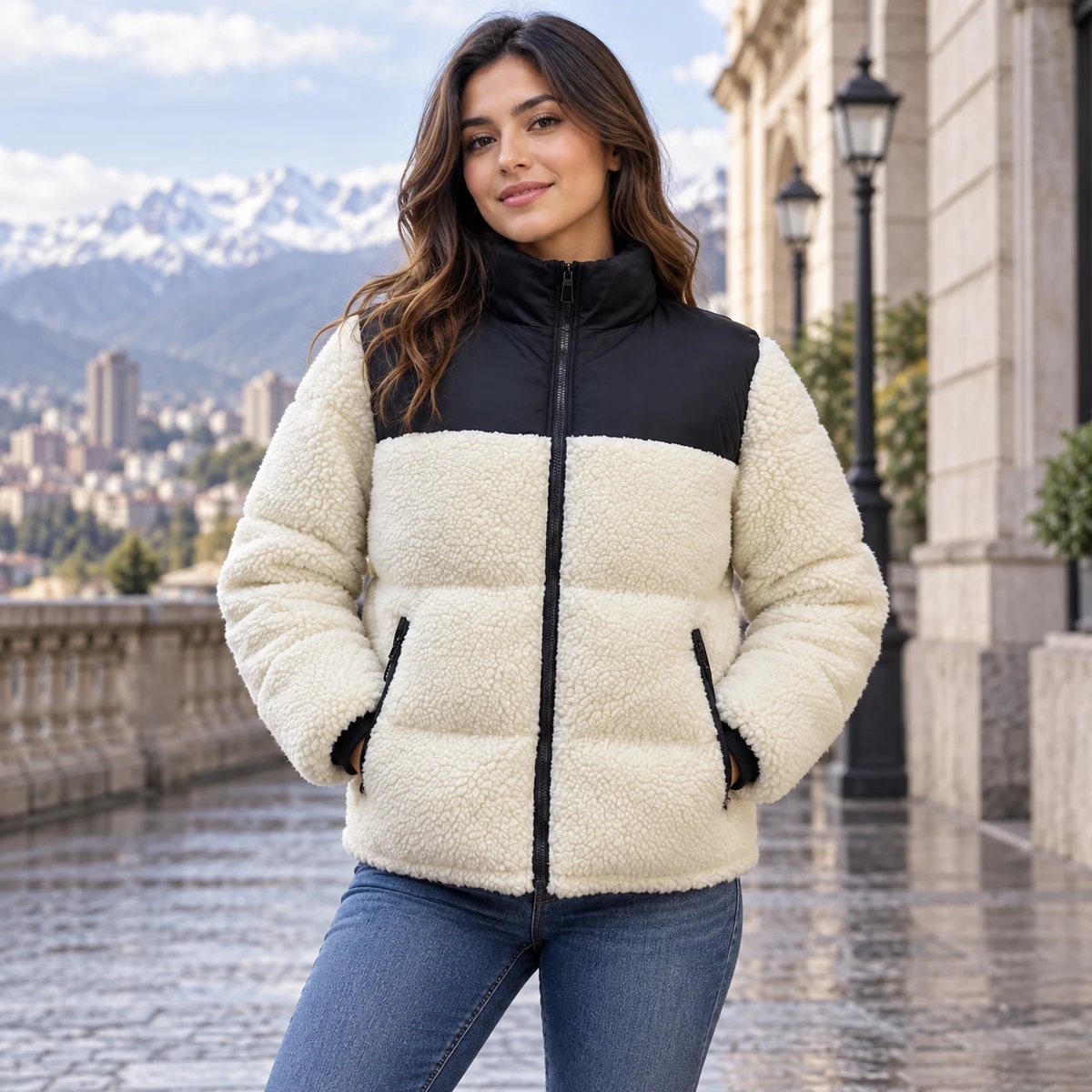 Chaquetas Ligeras for Women: Women's Padded Jackets Wholesale for Colombia sourcing illustration