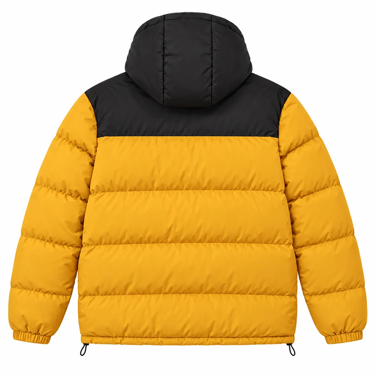 Men's Colorblock Hooded Padded Jacket