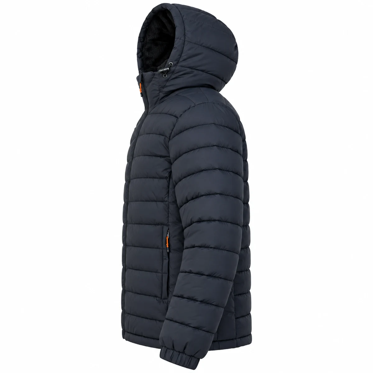Men's Fleece-Lined Hooded Padded Jacket - 819B