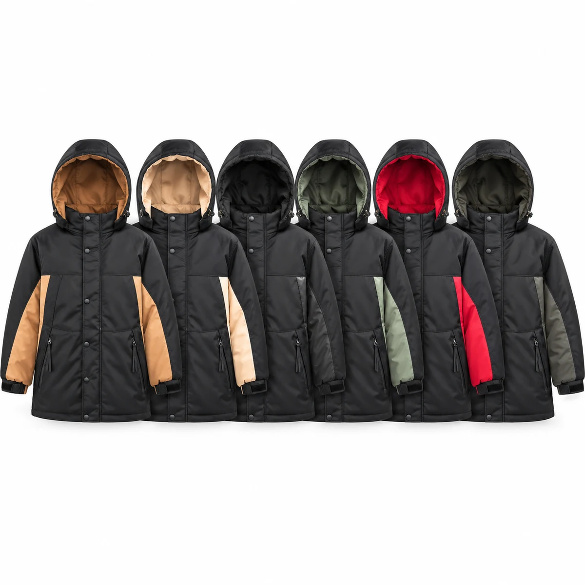 Men's Reversible Hooded Padded Jacket - HM05