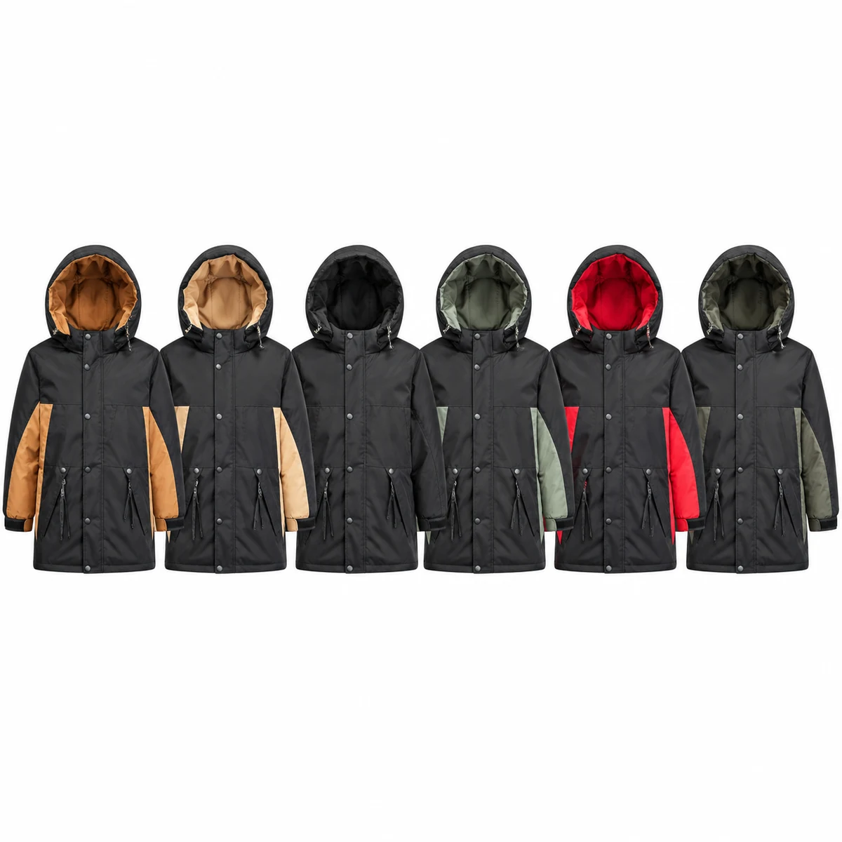 Men's Reversible Hooded Padded Jacket - HM05