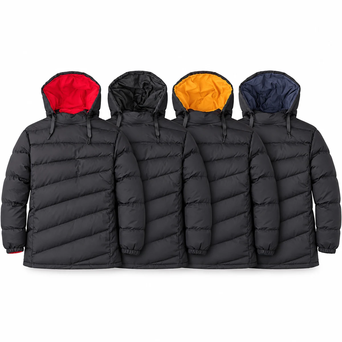 Men's Reversible Hooded Padded Jacket - S9271A