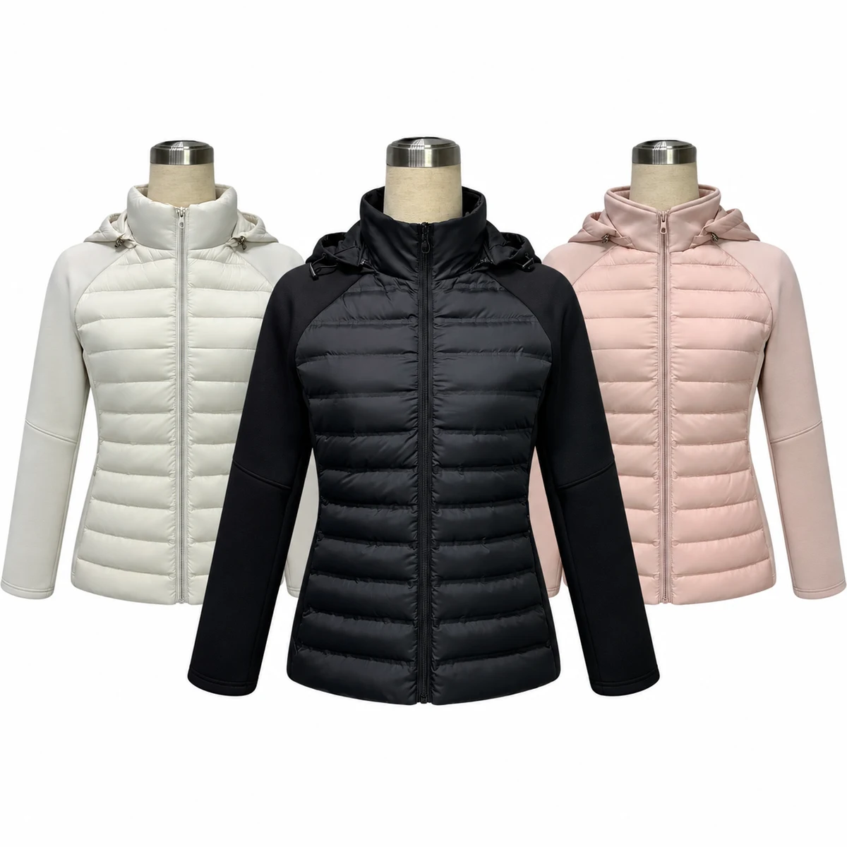 Women's Hybrid-Sleeve Lightweight Padded Jacket - BG259A